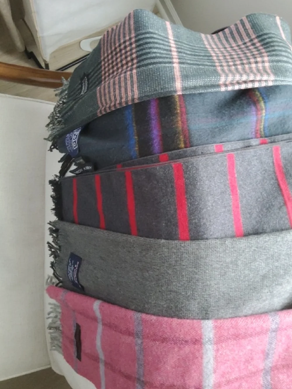 Selection Of Polo by Ralph Lauren Wool Scarves Pack, 5 Scarves One Price